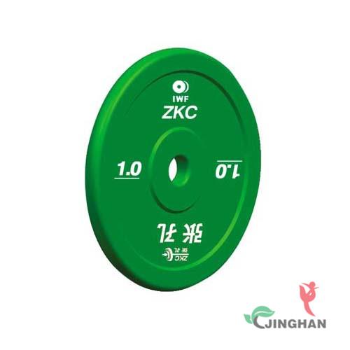 JHJSGLP-001技术杠铃片1kg